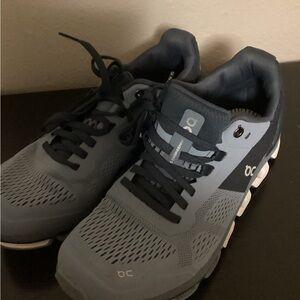 On Running Black and Blue Sneakers